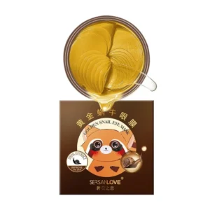 Гідрогелеві патчі з муцином равлика SERSAN LOVE Golden Snail Eye Mask
